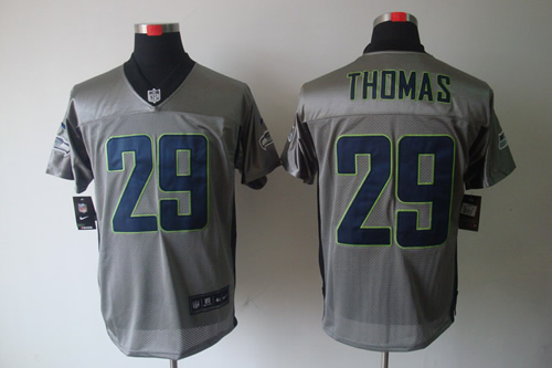 2012 NEW NFL Seattle Seahawks 29 Earl Thomas Grey Shadow Jerseys