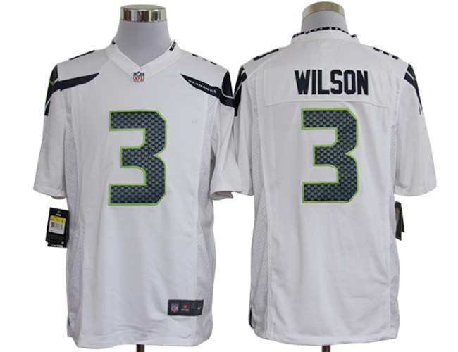 2012 NEW NFL Seattle Seahawks 3 Wilson White Jerseys (Game) 2012 NEW NFL Seattle Seahawks 3 Wilson White Jerseys (Game)