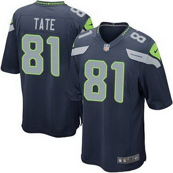 2012 NEW NFL Seattle Seahawks 81 Golden Tate Blue Jerseys (Game) 2012 NEW NFL Seattle Seahawks 81 Golden Tate Blue Jerseys (Game)