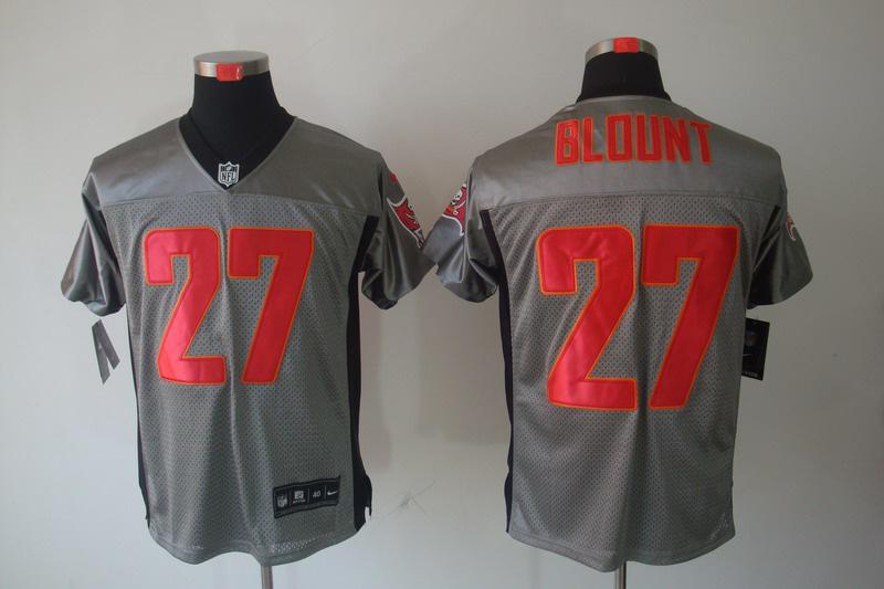 2012 NEW NFL Tampa Bay Buccaneers 27 LeGarrette Blount Grey Shadow Jerseys
