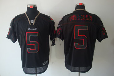 2012 NEW NFL Tampa Bay Buccaneers 5 Josh Freeman Lights Out Black Elite Jerseys