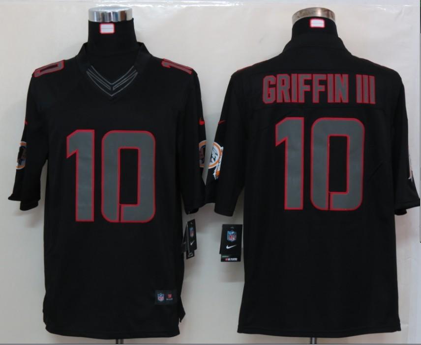 2012 NEW NFL Washington Redskins 10 Robert Griffin III Black Jerseys (Impact Limited) 2012 NEW NFL Washington Redskins 10 Robert Griffin III Black Jerseys (Impact Limited)