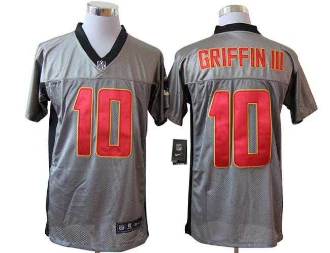 2012 NEW NFL Washington Redskins 10 Robert Griffin III Grey Shadow Jerseys