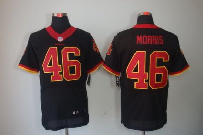 2012 NEW NFL Washington Redskins 46 Alfred Morris Black Jerseys(Elite) 2012 NEW NFL Washington Redskins 46 Alfred Morris Black Jerseys(Elite)