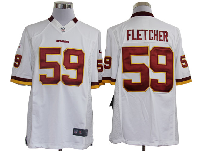 2012 NEW NFL Washington Redskins 59 London Fletcher White Jerseys (Limited) 2012 NEW NFL Washington Redskins 59 London Fletcher White Jerseys (Limited)