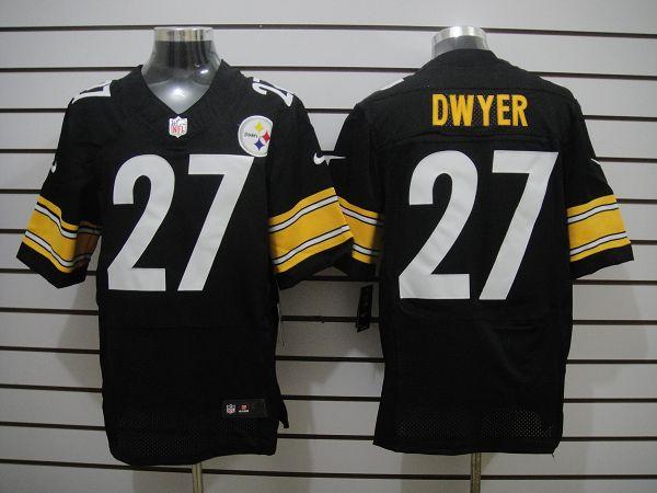 2012 NEW Pittsburgh Steelers 7 Dwyer Black Jerseys(Elite)