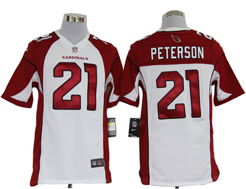 2012 NEW NFL Arizona Cardinals 21 Patrick Peterson White Jerseys (Game) 2012 NEW NFL Arizona Cardinals 21 Patrick Peterson White Jerseys (Game)