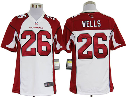 2012 NEW NFL Arizona Cardinals 26 Chris Wells White Jerseys (Game) 2012 NEW NFL Arizona Cardinals 26 Chris Wells White Jerseys (Game)