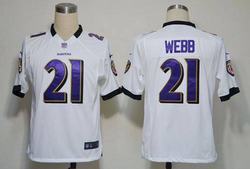 2012 NEW NFL Baltimore Ravens 21 Lardarius Webb White Jerseys (Game) 2012 NEW NFL Baltimore Ravens 21 Lardarius Webb White Jerseys (Game)
