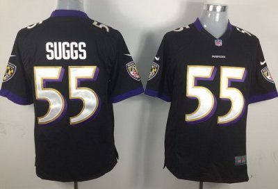 2012 NEW NFL Baltimore Ravens 55 Terrell Suggs Black Jerseys (Game) 2012 NEW NFL Baltimore Ravens 55 Terrell Suggs Black Jerseys (Game)
