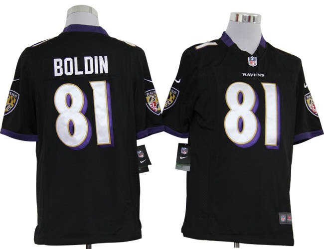 2012 NEW NFL Baltimore Ravens 81 Anquan Boldin Black Jerseys (Game) 2012 NEW NFL Baltimore Ravens 81 Anquan Boldin Black Jerseys (Game)