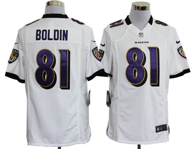 2012 NEW NFL Baltimore Ravens 81 Anquan Boldin White Jerseys (Game) 2012 NEW NFL Baltimore Ravens 81 Anquan Boldin White Jerseys (Game)