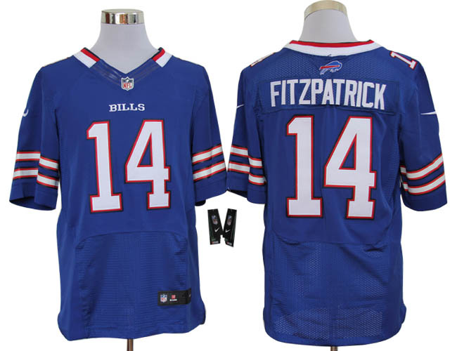 2012 nfl buffalo bills 14 ryan fitzpatrick blue jerseys (elite)