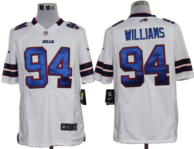 2012 NEW NFL Buffalo Bills 94 Williams White Jerseys (Game) 2012 NEW NFL Buffalo Bills 94 Williams White Jerseys (Game)
