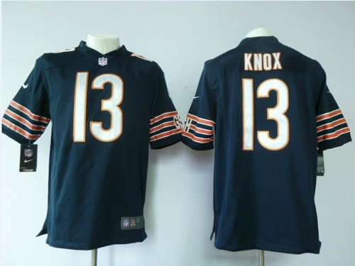 2012 NEW NFL Chicago Bears 13 Johnny Knox Blue Jerseys (Game) 2012 NEW NFL Chicago Bears 13 Johnny Knox Blue Jerseys (Game)