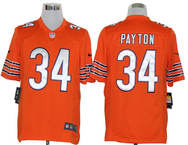 2012 NEW NFL Chicago Bears 34 Walter Payton Orange Jerseys (Game) 2012 NEW NFL Chicago Bears 34 Walter Payton Orange Jerseys (Game)
