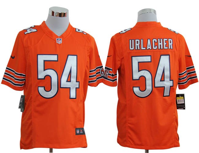 2012 NEW NFL Chicago Bears 54 Brian Urlacher Orange Jerseys (game) 2012 NEW NFL Chicago Bears 54 Brian Urlacher Orange Jerseys (game)