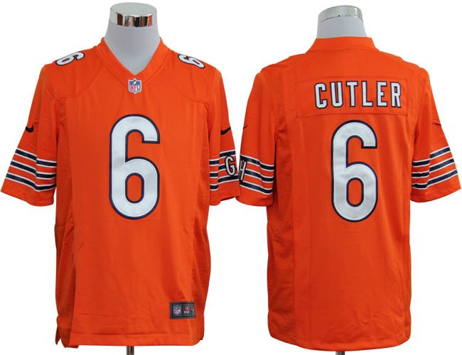 2012 NEW NFL Chicago Bears 6 Jay Cutler Orange Jerseys (Game) 2012 NEW NFL Chicago Bears 6 Jay Cutler Orange Jerseys (Game)
