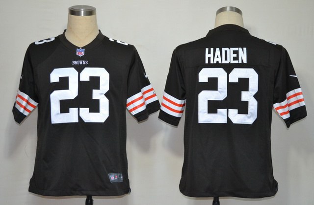 2012 NEW NFL Cleveland Browns 23 Joe Haden Brown Jerseys (Game) 2012 NEW NFL Cleveland Browns 23 Joe Haden Brown Jerseys (Game)