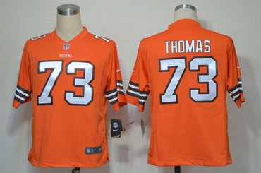 2012 NEW NFL Cleveland Browns 73 Joe Thomas Orange Jerseys (Game) 2012 NEW NFL Cleveland Browns 73 Joe Thomas Orange Jerseys (Game)