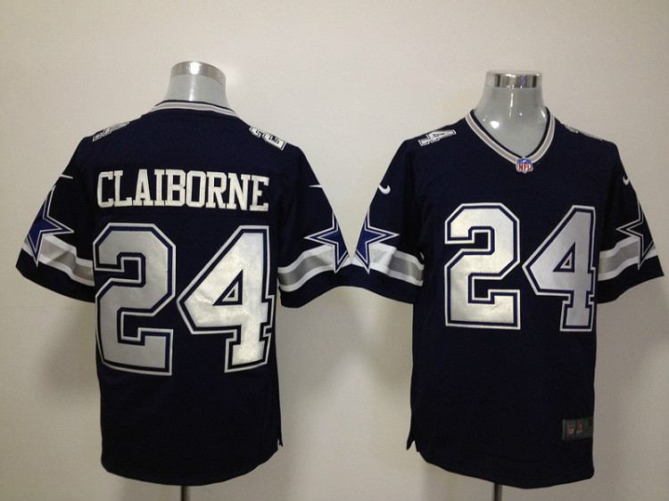 2012 NEW NFL Dallas Cowboys #24 Morris Claiborne Blue Jerseys (Game) 2012 NEW NFL Dallas Cowboys #24 Morris Claiborne Blue Jerseys (Game)