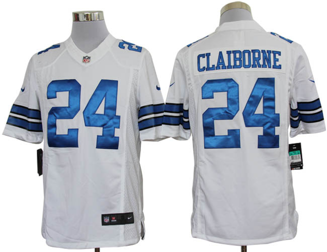 2012 NEW NFL Dallas Cowboys 24 Morris Claiborne White Jerseys (Limited) 2012 NEW NFL Dallas Cowboys 24 Morris Claiborne White Jerseys (Limited)