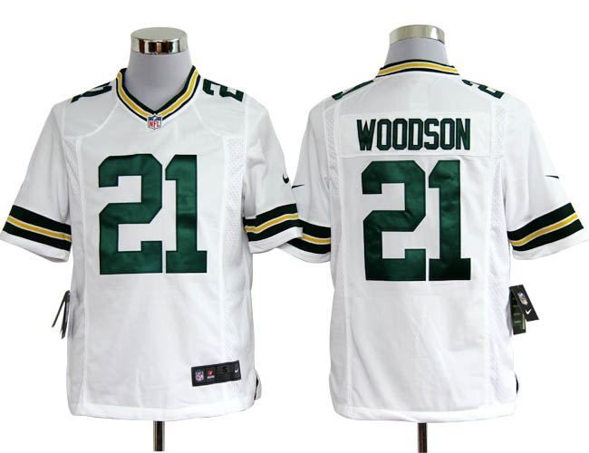 2012 NEW NFL Green Bay Packers 21 Charles Woodson White Jerseys (Game) 2012 NEW NFL Green Bay Packers 21 Charles Woodson White Jerseys (Game)