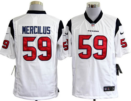 2012 NEW NFL Houston Texans 59 Whitney Mercilus White Jerseys (Game) 2012 NEW NFL Houston Texans 59 Whitney Mercilus White Jerseys (Game)