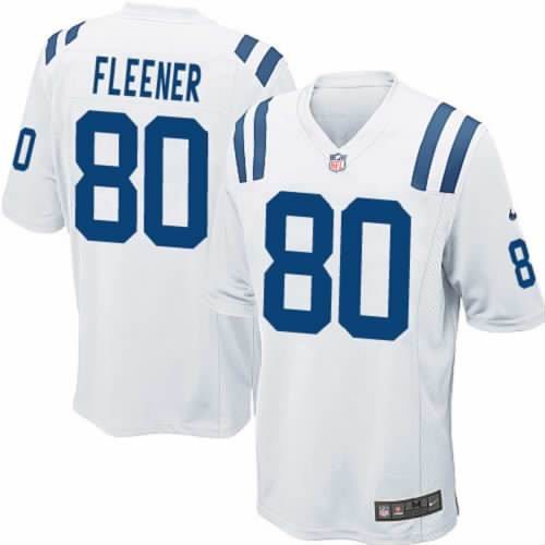 2012 NEW NFL Indianapolis Colts 80 Coby Fleener White Jerseys (Game) 2012 NEW NFL Indianapolis Colts 80 Coby Fleener White Jerseys (Game)