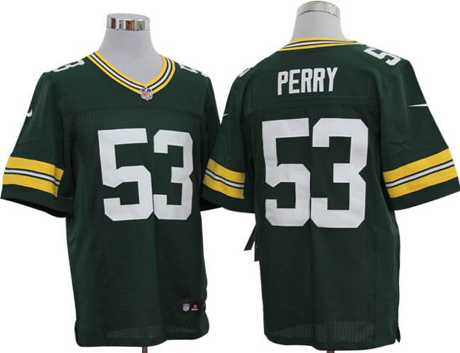2012 NEW NFL Jerseys Green Bay Packers 53 Perry Green Jerseys (Elite)