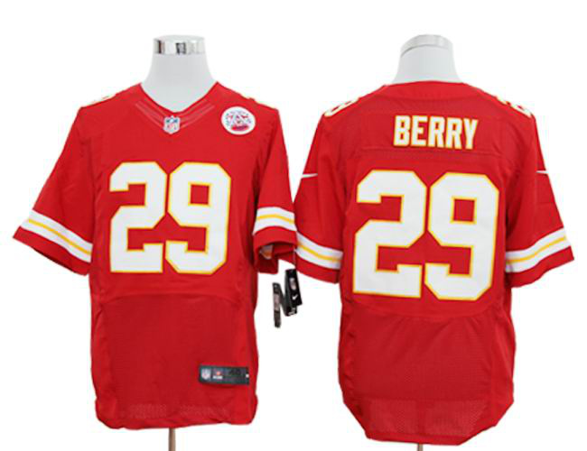 2012 NEW NFL Kansas City Chiefs 29 Eric Berry Red Jerseys (Elite)