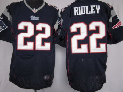 2012 NEW NFL New England Patriots 22 Stevan Ridley Blue Jerseys (Elite)