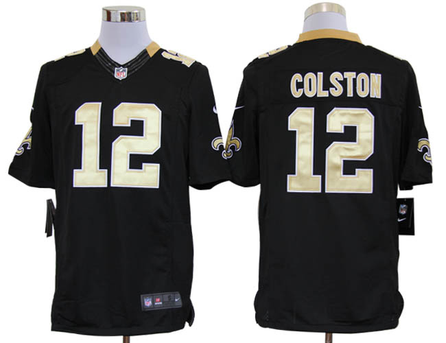 2012 NEW NFL New Orleans Saints 12 Marques Colston Black Jerseys (Limited) 2012 NEW NFL New Orleans Saints 12 Marques Colston Black Jerseys (Limited)