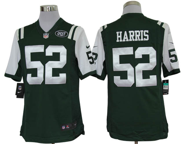 2012 NEW NFL New York Jets 52 David Harris Green Jerseys(Limited)