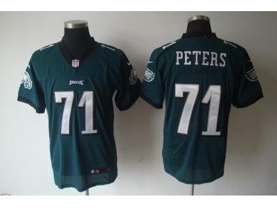 2012 NEW NFL Philadelphia Eagles #71 Peters Green Jerseys (Elite)