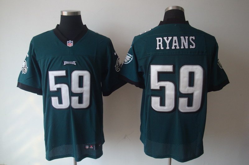 2012 NEW NFL Philadelphia Eagles 59# Ryans Green Jerseys (Elite)