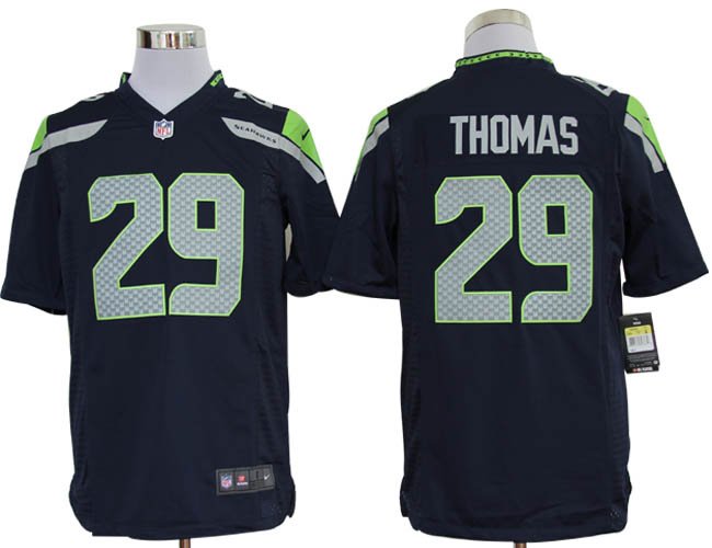 2012 NEW NFL Seattle Seahawks 29 Earl Thomas Blue Jerseys (Game) 2012 NEW NFL Seattle Seahawks 29 Earl Thomas Blue Jerseys (Game)