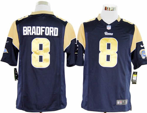 2012 NEW NFL St. Louis Rams 8 Sam Bradford Blue Jerseys (Game) 2012 NEW NFL St. Louis Rams 8 Sam Bradford Blue Jerseys (Game)