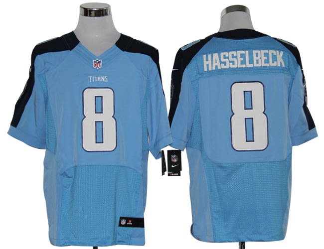 2012 NEW NFL Tennessee Titans 8 Matt Hasselbeck Blue Jerseys (Elite)