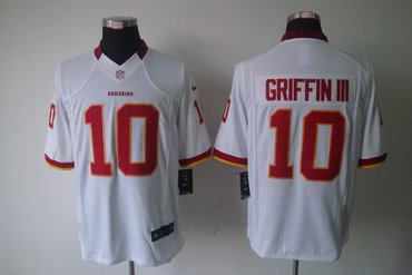 2012 NEW NFL Washington Redskins 10 Robert Griffin III White Jerseys (Limited)