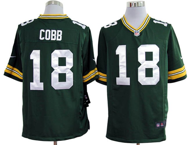 2012 NEW NFL jerseys Green Bay Packers 18 Randall Cobb Green Jerseys (Game) 2012 NEW NFL jerseys Green Bay Packers 18 Randall Cobb Green Jerseys (Game)