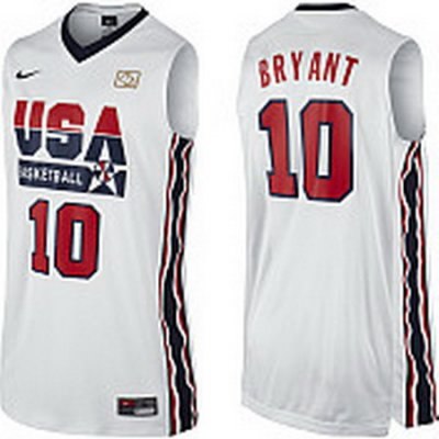 2012 Usa #10 Kobe Bryant 2012 Usa Basketball Retro Jersey