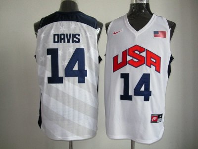 2012 Usa Jerseys #14 Drvis White