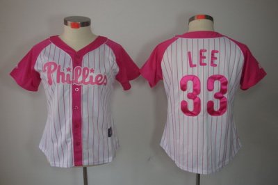 2012 Women Pink Splash Fashion Philadelphia Phillies 33 Lee White Jerseys 2012 Women Pink Splash Fashion Philadelphia Phillies 33 Lee White Jerseys