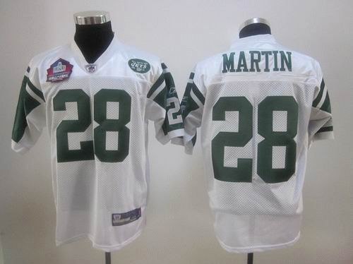 2012 hall of fame new york jets 28 curtis martin white