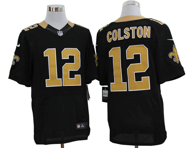 2012 new orleans saints #12 marques colston black elite jerseys 2012 new orleans saints #12 marques colston black elite jerseys