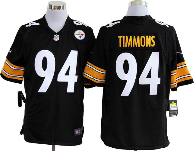 2012 nfl pittsburgh steelers 94 lawrence timmons black jerseys (game)