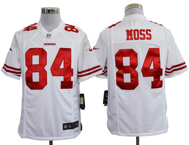 2012 nfl san francisco 49ers 84 randy moss white jerseys (game) 2012 nfl san francisco 49ers 84 randy moss white jerseys (game)