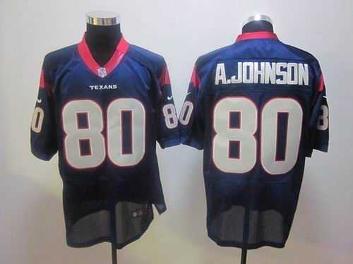 2012 houston texans 80 andre johnson blue jerseys