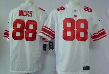 2012 new york giants 88 hakeem nicks game white jerseys 2012 new york giants 88 hakeem nicks game white jerseys